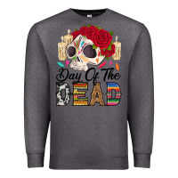 Charcoal Heather Day of the dead skeleton Premium Sweatshirt - RanaPortraitStore