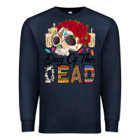 Navy Day of the dead skeleton Premium Sweatshirt - RanaPortraitStore