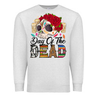 Oatmeal Heather Day of the dead skeleton Premium Sweatshirt - RanaPortraitStore