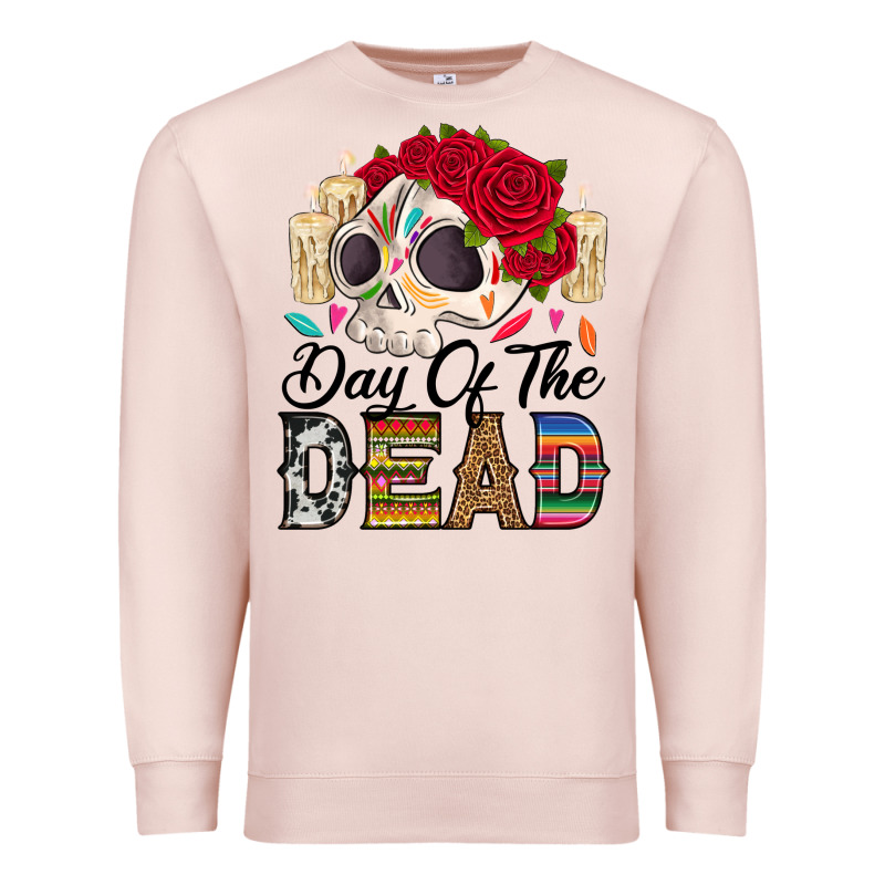 Day Of The Dead Skeleton Premium Sweatshirt by RanaPortraitStore | Teevron