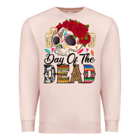 Pale Pink Day of the dead skeleton Premium Sweatshirt - RanaPortraitStore