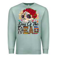 Seafoam Day of the dead skeleton Premium Sweatshirt - RanaPortraitStore