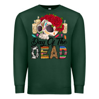 Sports Green Day of the dead skeleton Premium Sweatshirt - RanaPortraitStore