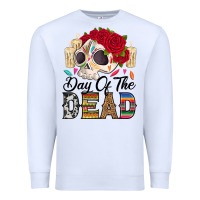 White Day of the dead skeleton Premium Sweatshirt - RanaPortraitStore