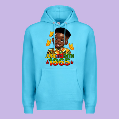 Juneteenth 1865 Black Boy Premium Hoodie Designed By Hra Design Shop