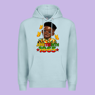 Juneteenth 1865 Black Boy Premium Hoodie Designed By Hra Design Shop