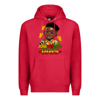 Cardinal juneteenth 1865 black boy Premium Hoodie - HRA Design Shop