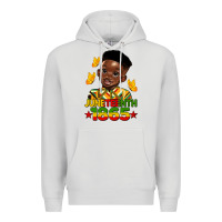 Dove Grey juneteenth 1865 black boy Premium Hoodie - HRA Design Shop