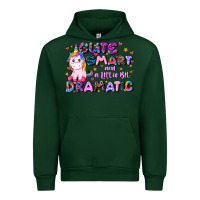 Foreset Green cute smart and a little bit dramatic Urban Hoodie - JahusDesignShop