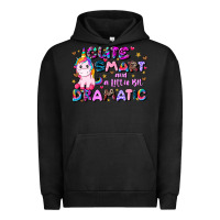 Pigment Black cute smart and a little bit dramatic Urban Hoodie - JahusDesignShop