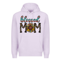 Lilac blessed mom Premium Hoodie - CowhideDigitalArt
