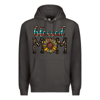 Smoke blessed mom Premium Hoodie - CowhideDigitalArt