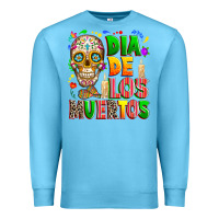 Ocean Blue Dia de los muertos Premium Sweatshirt - RanaPortraitStore