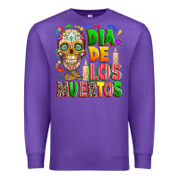 Purple Dia de los muertos Premium Sweatshirt - RanaPortraitStore