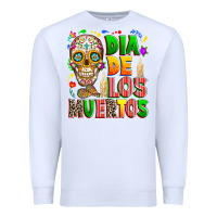 White Dia de los muertos Premium Sweatshirt - RanaPortraitStore