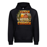 Black faith is trusting the unseen Urban Hoodie - JahusDesignShop