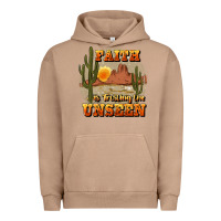 Pigment Burro faith is trusting the unseen Urban Hoodie - JahusDesignShop