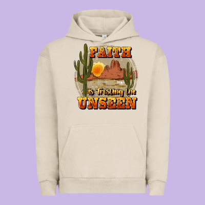 Faith Is Trusting The Unseen Urban Hoodie Designed By Jahusdesignshop