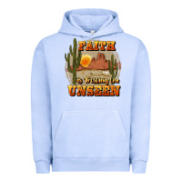 Pigment Grape Ice faith is trusting the unseen Urban Hoodie - JahusDesignShop