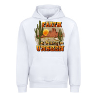 White faith is trusting the unseen Urban Hoodie - JahusDesignShop