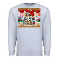 Heather Grey Day of the dead skeleton Premium Sweatshirt - RanaPortraitStore