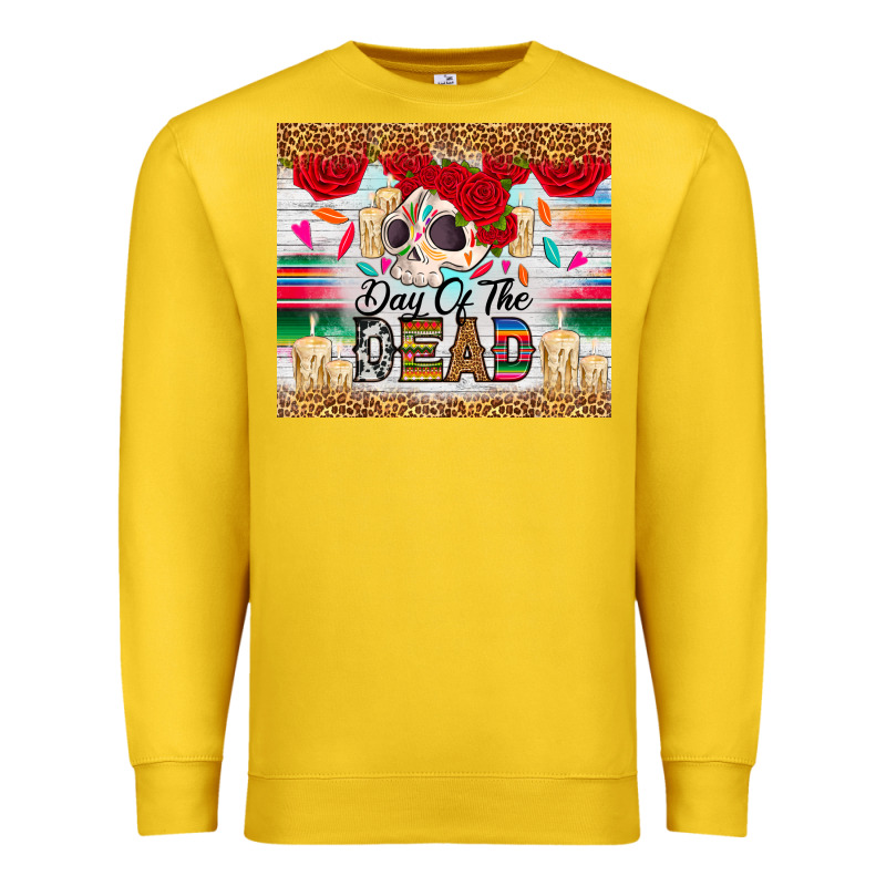 Day Of The Dead Skeleton Premium Sweatshirt by RanaPortraitStore | Teevron