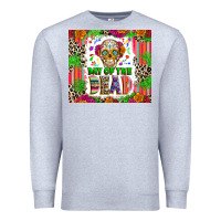 Heather Grey Day of the dead Premium Sweatshirt - RanaPortraitStore