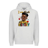 Dove Grey i am black history black boy Premium Hoodie - HRA Design Shop