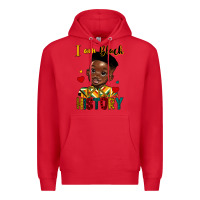 Red i am black history black boy Premium Hoodie - HRA Design Shop