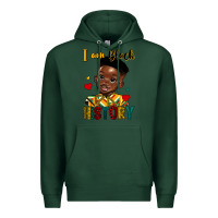 Sports Green i am black history black boy Premium Hoodie - HRA Design Shop