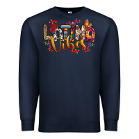Navy Latina vibes Premium Sweatshirt - RanaPortraitStore