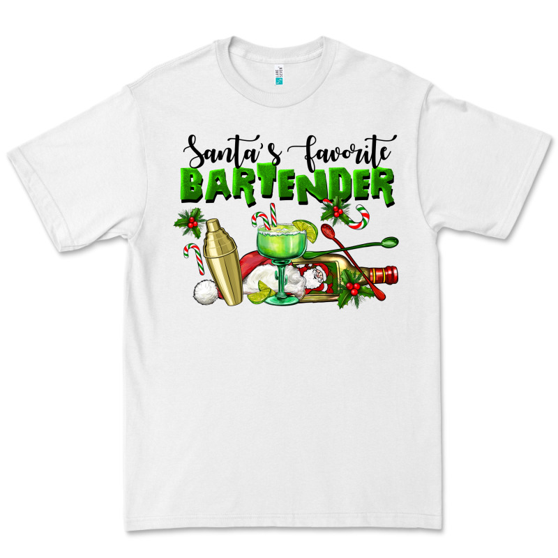 Santa's Favorite Bartender Premium Tee by LillyAllenDesigns | Teevron