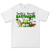 White Santa's Favorite Bartender Premium Tee - LillyAllenDesigns