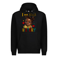 Black i am black history Premium Hoodie - HRA Design Shop