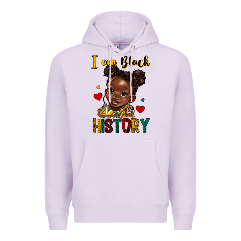 I Am Black History Premium Hoodie by HRA Design Shop | Teevron