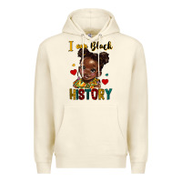 Sandshell i am black history Premium Hoodie - HRA Design Shop