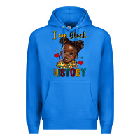 True Royal i am black history Premium Hoodie - HRA Design Shop
