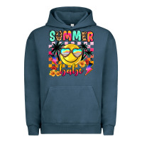 Pigment Midnight Navy summer babe Urban Hoodie - JahusDesignShop