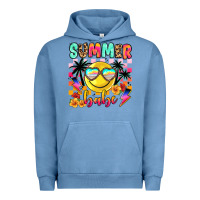 Pigment Pebble Blue summer babe Urban Hoodie - JahusDesignShop