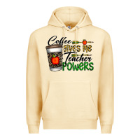 Pina Colada coffee gives me teacher powers Premium Hoodie - CowhideDigitalArt