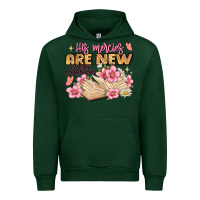 Forest Green his mercies are new every morning lamentations 3 2 Urban Hoodie - JahusDesignShop