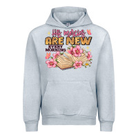 Heather Grey his mercies are new every morning lamentations 3 2 Urban Hoodie - JahusDesignShop