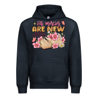 Navy his mercies are new every morning lamentations 3 2 Urban Hoodie - JahusDesignShop
