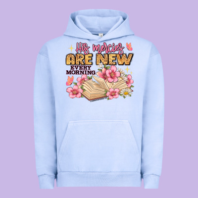 His Mercies Are New Every Morning Lamentations 3 2 Urban Hoodie Designed By Jahusdesignshop