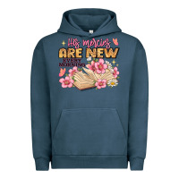 Pigment Midnight Navy his mercies are new every morning lamentations 3 2 Urban Hoodie - JahusDesignShop