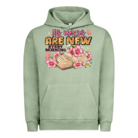 Pigment Oil Green his mercies are new every morning lamentations 3 2 Urban Hoodie - JahusDesignShop