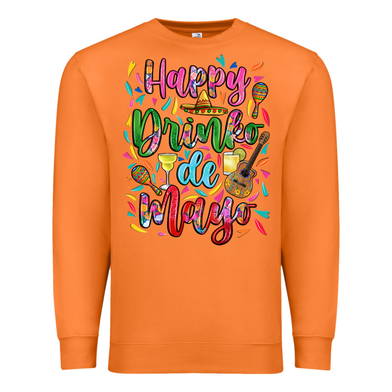 Happy Drinko De Mayo Premium Sweatshirt by RanaPortraitStore | Teevron
