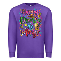 Purple Happy drinko de mayo Premium Sweatshirt - RanaPortraitStore