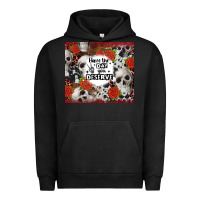 Pigment Black have the day you deserve skull and rose Urban Hoodie - JahusDesignShop
