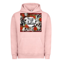 Pigment Salmon have the day you deserve skull and rose Urban Hoodie - JahusDesignShop